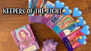 KEEPERS OF THE LIGHT ORACLE CARDS 🔮🌟 HONEST OPINION & DECK FLIP THROUGH