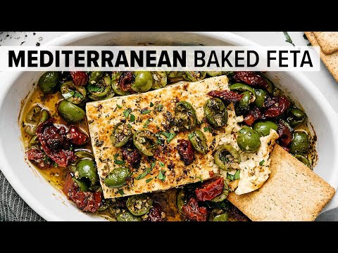 MEDITERRANEAN BAKED FETA | A Seriously Good Appetizer Recipe!