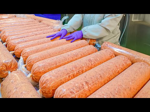 Perfect Pork Burger Patties Production Factory / 豬肉漢堡排製作 - Taiwan Food Factory