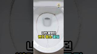 나만 몰랐던 변기 청소 꿀팁 💡 #살림팁 #생활꿀팁 #꿀팁