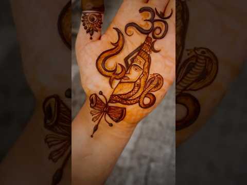 #shorts Mahashivratri special mehndi design