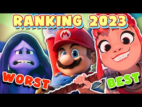 Ranking the WORST to BEST Animated Movies of 2023