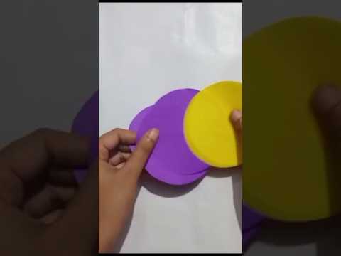 easy and beautiful Paper flowers making idea|#shorts #short #shortvideo #youtubeshorts #viral |