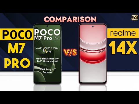 POCO M7 Pro vs realme 14x : Which Phone is Best❓😲