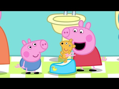 Peppa Pig Helps George Learn How To Use The Potty 🐷 🚽 Playtime With Peppa  Baby Potty Training