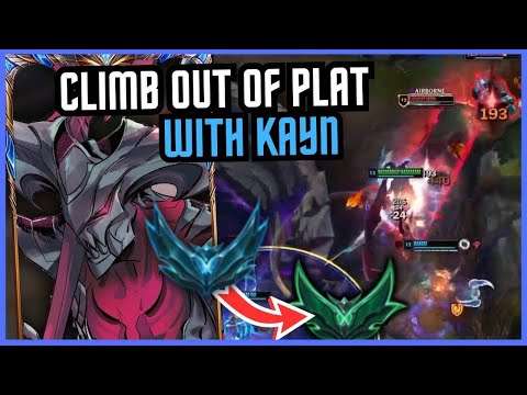 RANK 1 KAYN TEACHES HOW TO CLIMB OUT OF PLAT ELO! (MUST ABUSE THIS STRAT)