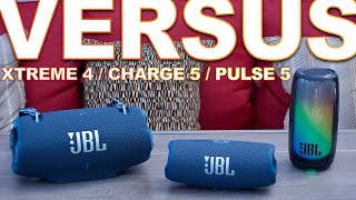 JBL Xtreme 4 Vs JBL Charge 5 & JBL Pulse 5