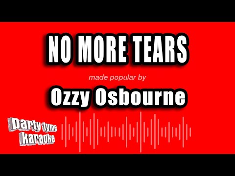 Ozzy Osbourne - No More Tears (Karaoke Version)