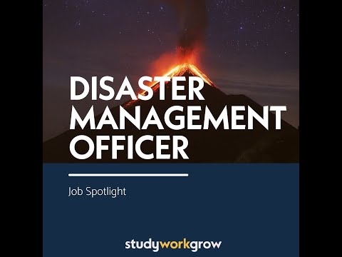 Disaster Management Officer