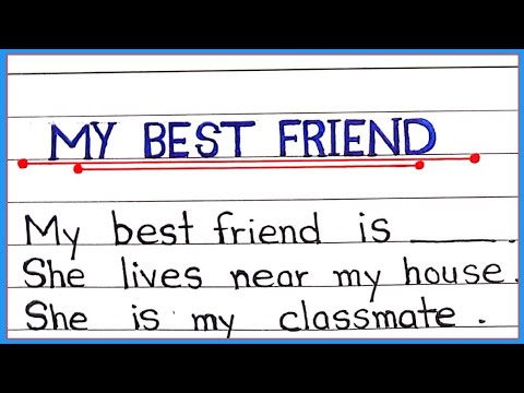 My best friend essay in English || 10 lines essay on my best friend