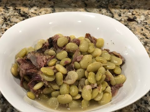 Southern Lima Beans with Ham Hocks Recipe | Baby Lima Beans | Southern Smoke Boss