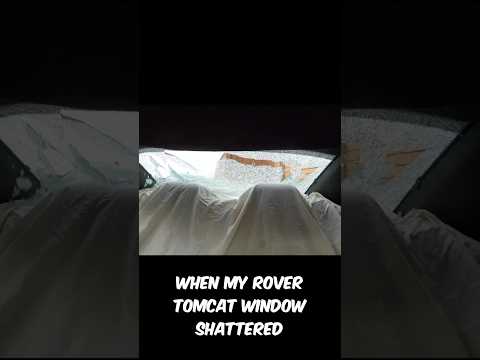 When my Rover Coupe window exploded