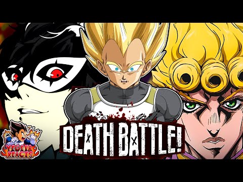 Vegeta Reacts To Joker VS Giorno | DEATH BATTLE!