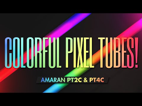 Colorful Pixel Tube Lights | Aputure Amaran PT1c, 2c, and 4c