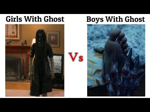 Girls With Ghost Vs Boys With Ghost !! Memes #viralmemes #mem