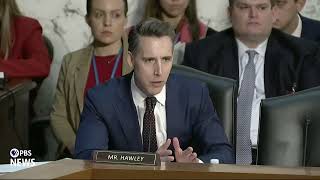 WATCH: Sen. Hawley questions Bondi in confirmation hearing