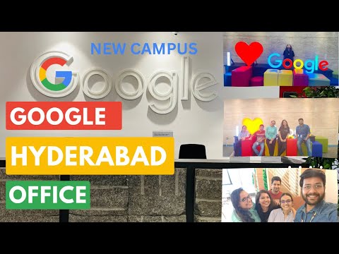 Google Hyderabad Office + New Office Tour | Working from Hyderabad