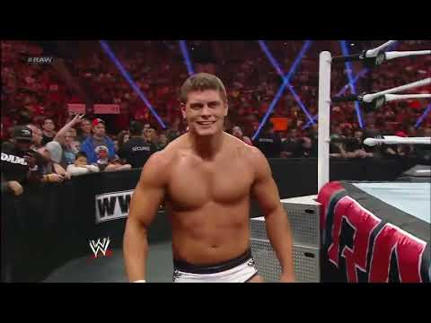 Raw Rey Mysterio vs  Cody Rhodes