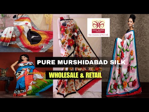 100% Pure Murshidabad Silk Saree With Silk Mark || Arijit Singh Home || Adi Modak Bazaar Murshidabad