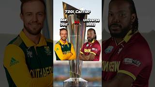 Ab De Villiers vs Chris Gayle in T20 International Cricket ⚡