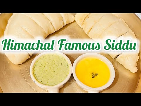 Siddhu Recipe|Himachal Famous Dish|Mountain Food|Walnut and Poppy Seeds Stuffing|Peanut Chutney|