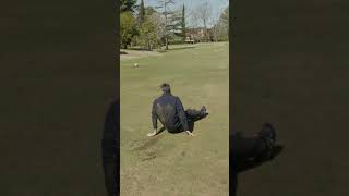 Racing driver fail during footgolf🫣