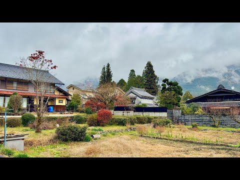 4k Countryside Japan Walking Tour Nakatsugawa - Tsukechicho Beautiful Japanese Village