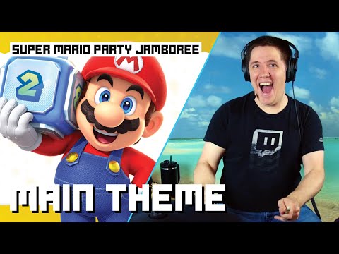 Super Mario Party Jamboree Main Theme On Drums!