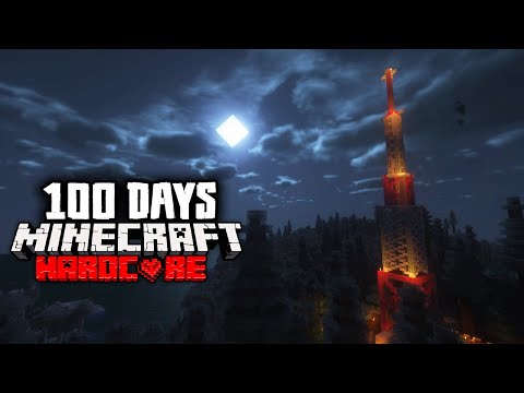 I Survived 100 Days Escape The Woods SCARIEST Modpack in Minecraft Hardcore