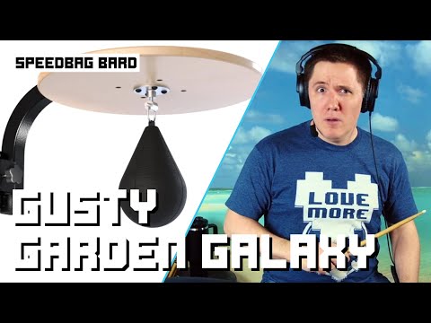 Drumming To Gusty Garden Galaxy But It's Played On A Speed Bag???