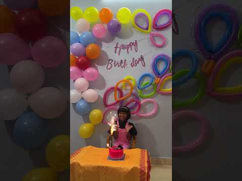 Lot of Fun 🥳 and Celebrations at Adithi Birthday 🎂 party 🎉 #Shorts #youtubeshorts