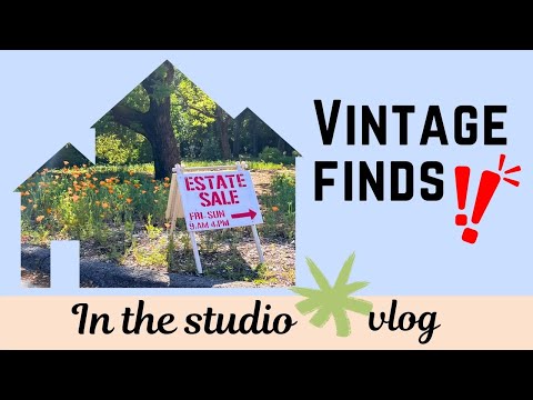 I went to a great estate sale (vlog)