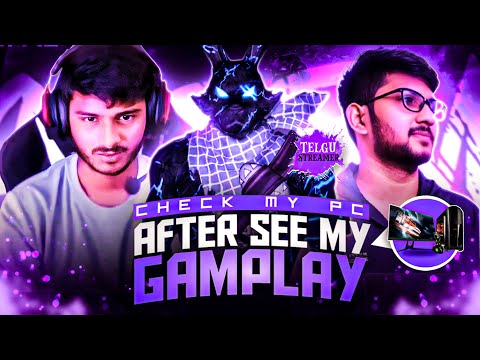 WTF!!😨My Pannel Caught || Telugu Streamer And 👽They Fully Shocked? Fully PC Check😍   @saahoyt1593