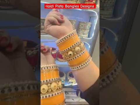 💛💛💛Haldi pista chudi set #bangles #chura #ytshort #youtubeshorts #shortvideo