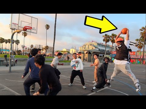 Exploding Basketball Prank in Public