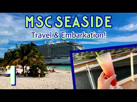 MSC Seaside: Train ride, Universal Studios, and embarking the ship! | PART 1