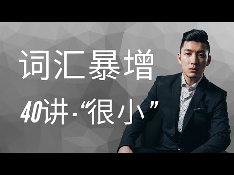 【速效】短时解决雅思阅读词汇 - “微小“