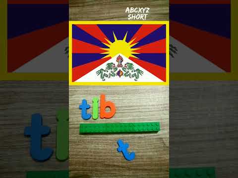 Spelling Country Name 🌈🔠 #flag #spelling #countryname #tibet