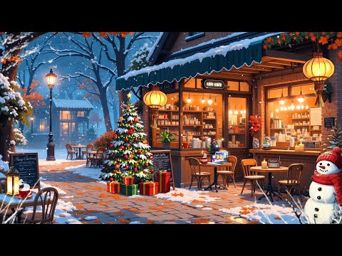 Relaxed and Mellow ❄️ Christmas Café Vibes ☕ 90's Lofi Hip Hop Beats for Study, Relax, and Work 🎧