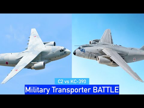 Kawasaki C2 vs KC-390: Military Transport Aircraft battle!