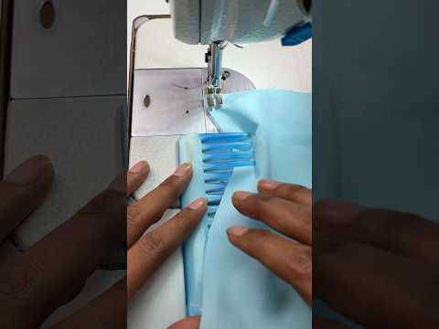 दो Fabric को attach करके perfect point की सिलाई कैसे लगाएं|| Sewing Tip and Tricks #shorts