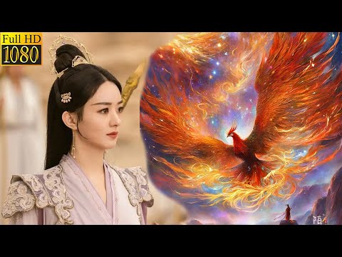 【FULL MOVIES】The kungfu girl turned out to be a saint, who killed the evil fire phoenix in one palm!