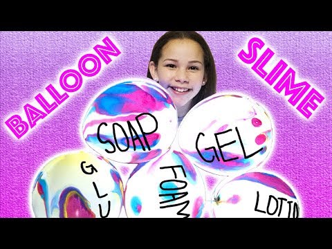 Making Slime With GIANT Balloons! GIANT Slime Balloon Tutorial