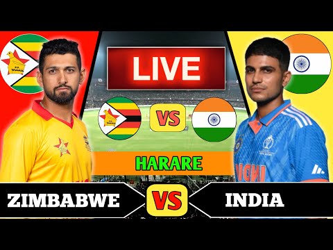 India vs Zimbabwe T20 Live Match Score & Commentery | IND vs ZIM Live | Live Cricket Match Today