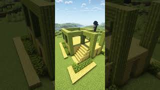 オシャレな竹建築教えてほしい!? #マイクラ  #minecraft #shorts