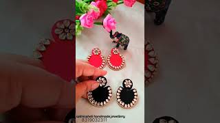 light weight jewellery,fabric jewellery #earrings#handmadejewelry #shorts #shortvideos #shortsviral