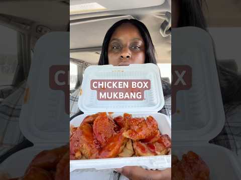 Baltimore Chicken Box Mukbang!!!#chickenwings #chicken #chickennuggets #chickenbox#baltimorefood