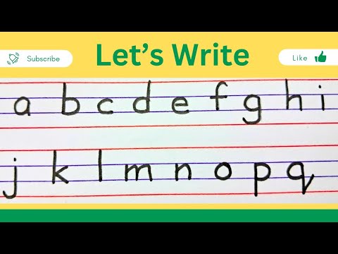 english small letter writing a to z, small alphabets writing #handwriting lowercase letters, abcd