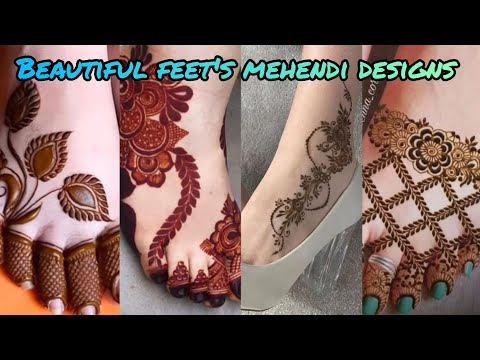 Girls mehendi designs | beautiful mehendi design #latestmehndi #easydesign #feetmehndi #bridalmehndi