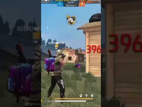 1v2 free fire one tap with woodpecker #shotsvideo